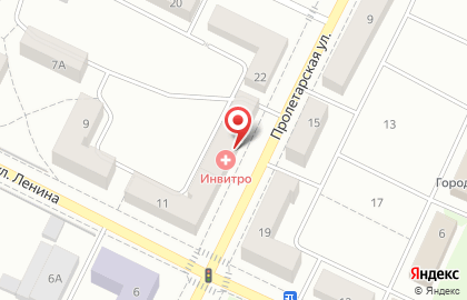 Медицинский центр Ринаблад на Пролетарской улице на карте