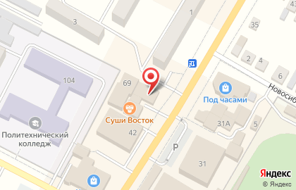 Совкомбанк в Новосибирске на карте