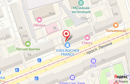 Парикмахерская НиНа на проспекте Ленина на карте