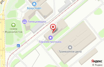 Столовая, МУП Липецкпассажиртранс на проспекте Победы на карте