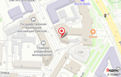 Министерство строительства и жилищно-коммунального комплекса Омской области на карте