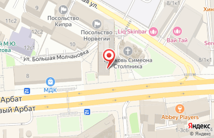 Представительтсво в г. Москве РК Зазеркалье на карте