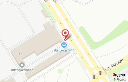 Магазин автоэмалей и автозапчастей на улице Паши Савельевой на карте