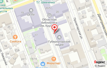 Губернаторский многопрофильный лицей-интернат для одаренных детей Оренбуржья на карте