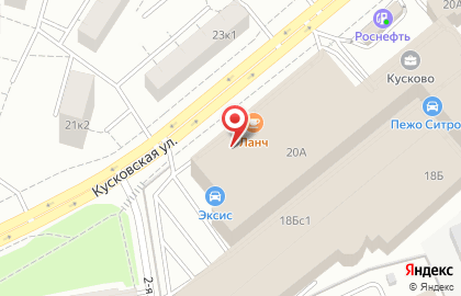 Обувная компания Зебра на Кусковской улице на карте