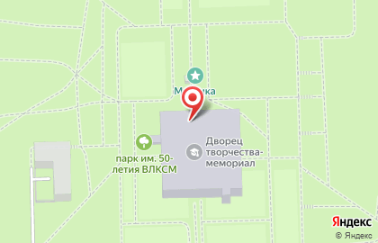 Дворец творчества-Мемориал на улице Сурикова на карте