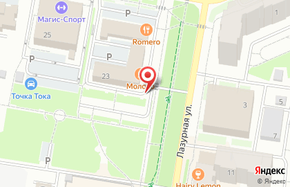 Автостоянка в Барнауле на карте