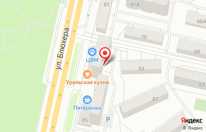 Торговый дом Стройбат в Советском районе на карте