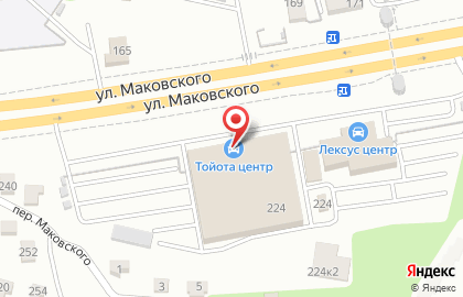 Кафе Пекарня Мишеля на улице Маковского на карте