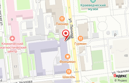 Туристическое агентство Anex Tour в Центральном районе на карте