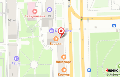 Аврора на Московской на карте