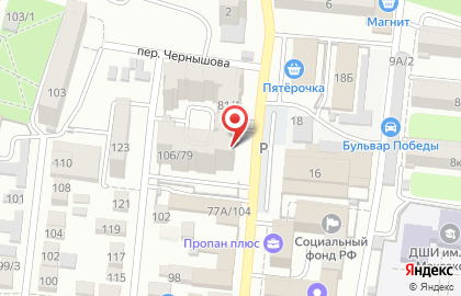 Магазин разливного пива Пивной кРай на Московской улице на карте