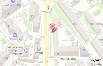 Стоматологический кабинет на Краснознамённой улице на карте