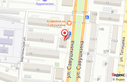 Банкомат Банк ВТБ 24 на улице Савушкина на карте