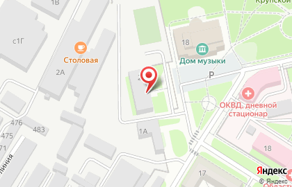 Центр организации дорожного движения на улице Осипенко на карте