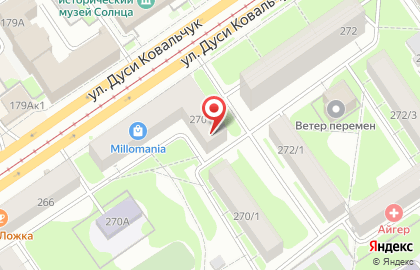 Салон дверей Отличные двери на улице Дуси Ковальчук на карте