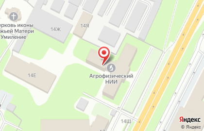 Агрофизический НИИ на карте