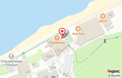 А'море на улице Володарского на карте
