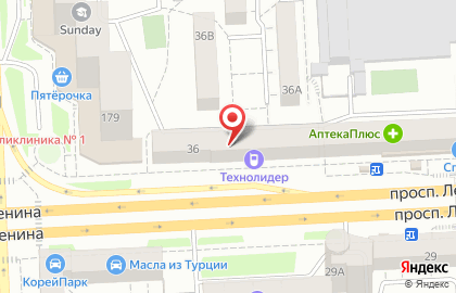 Бар Суши WOK на проспекте Ленина на карте