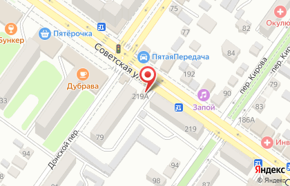 Магазин Изобилие на Советской улице на карте