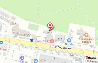 Блокпост на Шпаковской улице на карте