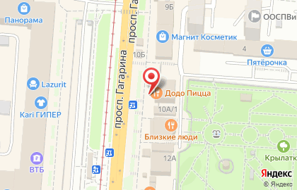 Пиццерия Додо Пицца в Челябинске на карте
