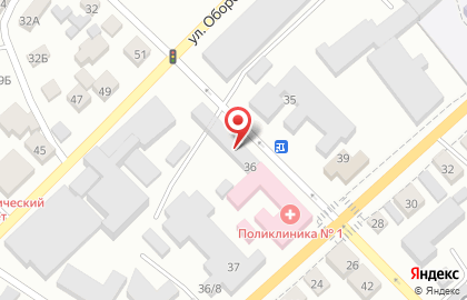 Столовая Рябинушка на Октябрьской улице на карте