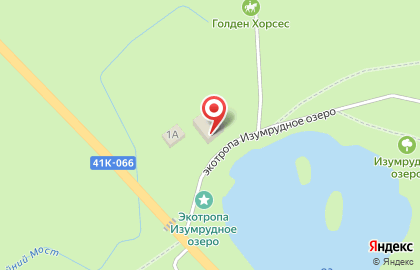 Изумрудное озеро на карте