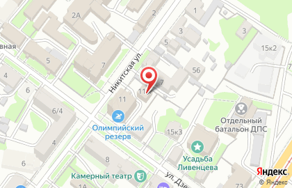 Хостел Федерация на карте