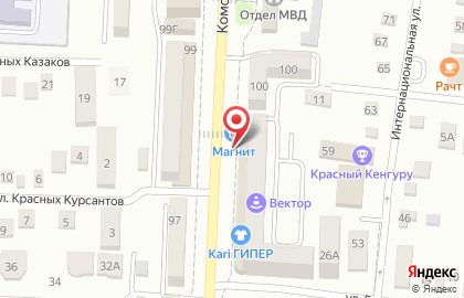 Магазин косметики и бытовой химии Магнит косметик на улице Горького на карте