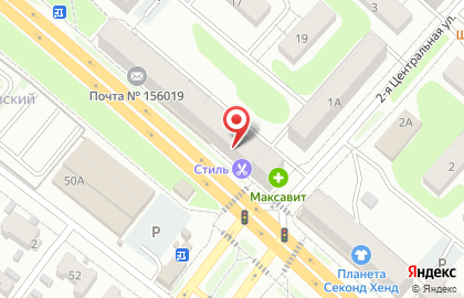 Магазин Красное & Белое в Костроме на карте
