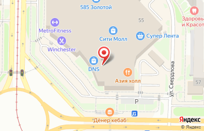 Банкомат СберБанк в Кемерово на карте