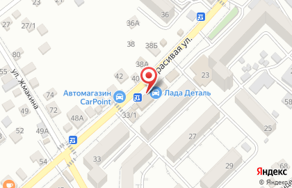 Аптека ВИБ на Красивой улице на карте