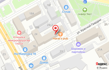 Служба грузчиков и грузоперевозок Елена в Железнодорожном районе на карте
