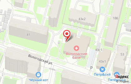 Студия загара Шоколад на Вологодской улице на карте