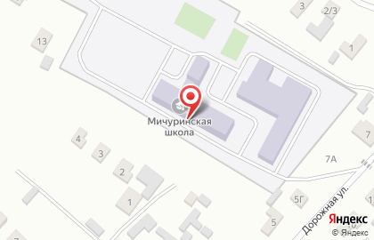 Средняя общеобразовательная школа п. Мичуринский на карте
