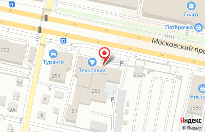 Торгово-производственная фирма Алтеза на Московском проспекте на карте