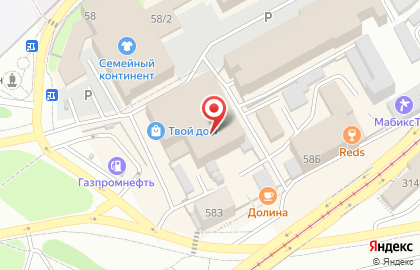 Банкомат Газпромбанк в Барнауле на карте