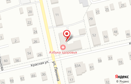 Медицинский кабинет Азбука Здоровья на улице Ленина на карте