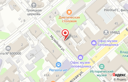 АКБ Связь-банк на Музейной улице на карте