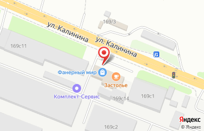 Транспортная компания ЖелдорАльянс в Октябрьском районе на карте