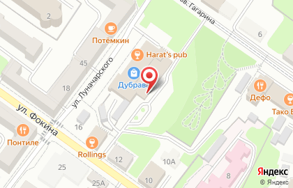 Санаторий Снежка в Брянске на карте
