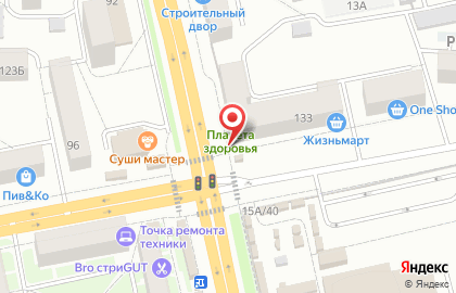 Киоск по продаже печатной продукции Роспечать в Октябрьском районе на карте