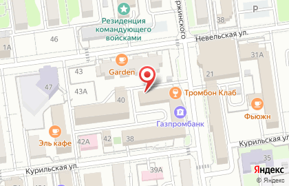 Страховая компания СОГАЗ-Мед на Курильской улице на карте