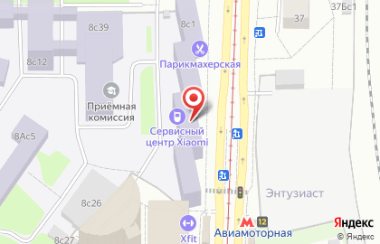 Компания Элтекс-Мск на улице Авиамоторной на карте