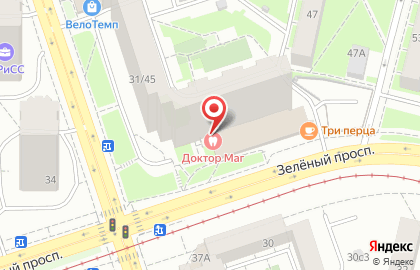 Гриль-бар Три перца на Новогиреевской улице на карте