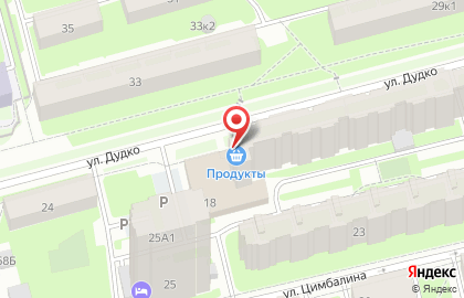 Продовольственный магазин в Санкт-Петербурге на карте