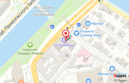 Газпромбанк в Кировском районе на карте