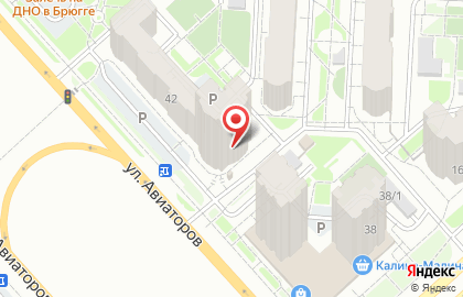 Галерея разливного пива Город на улице Авиаторов на карте