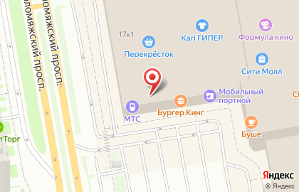 Мастерская бытовых услуг Сапожник и Ключник на метро Пионерская на карте